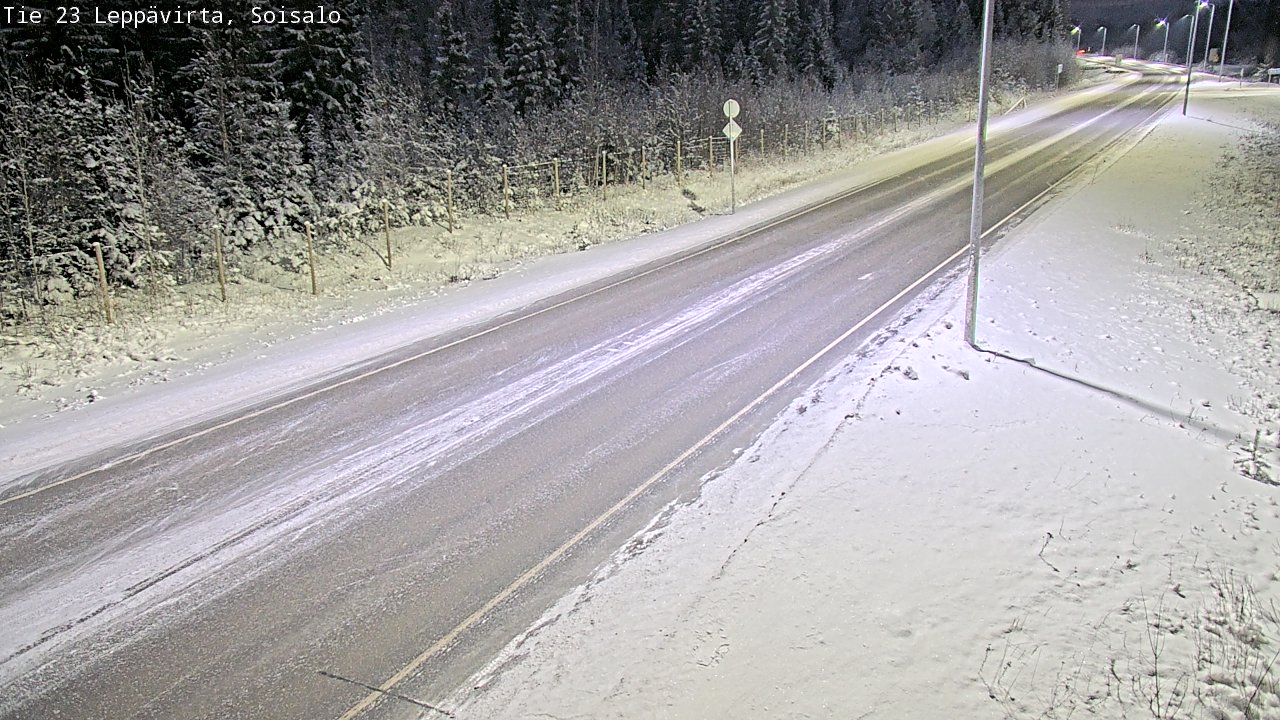 Weather Camera Image Road 23 Leppävirta, Soisalo, Leppävirta, Pohjois-Savo
