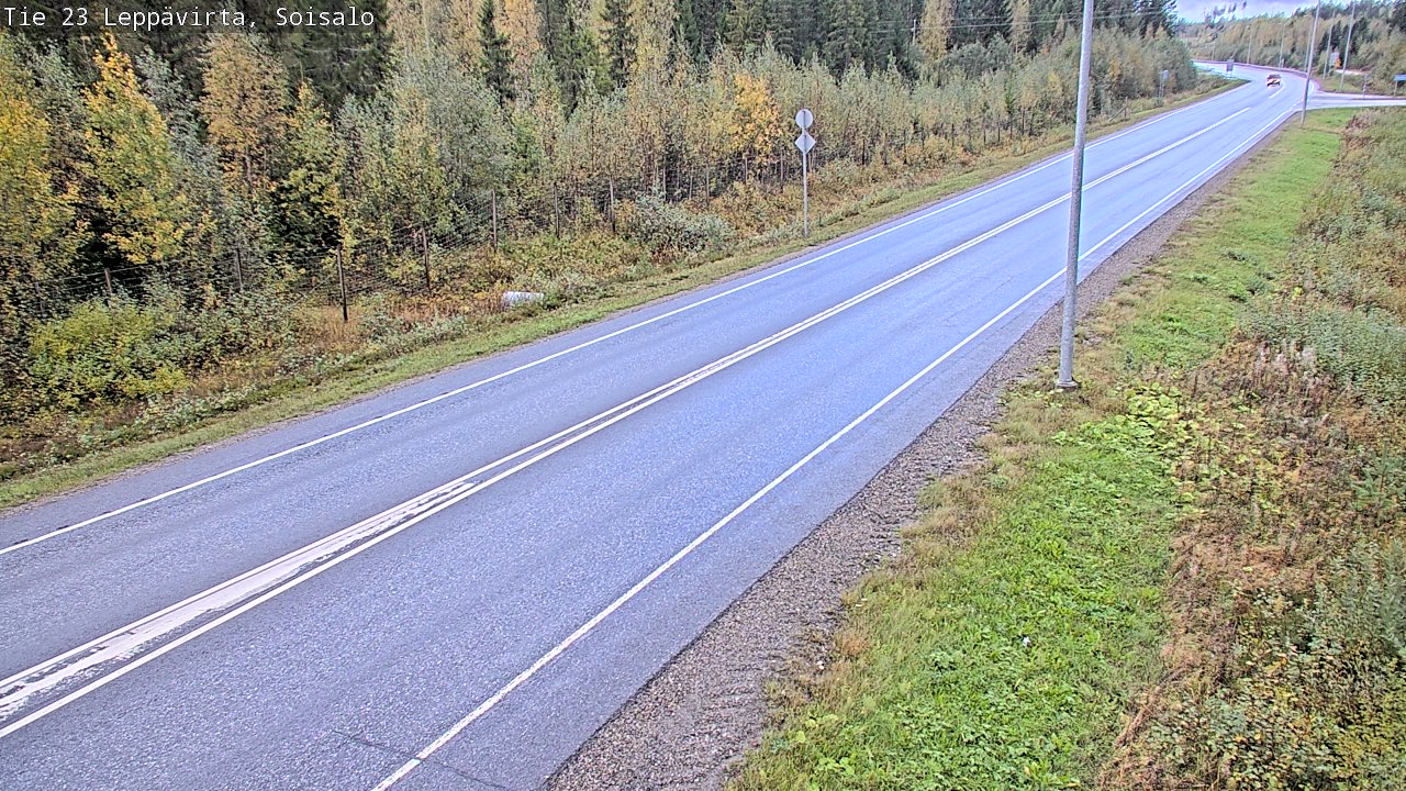 Weather Camera Image Road 23 Leppävirta, Soisalo, Leppävirta, Pohjois-Savo