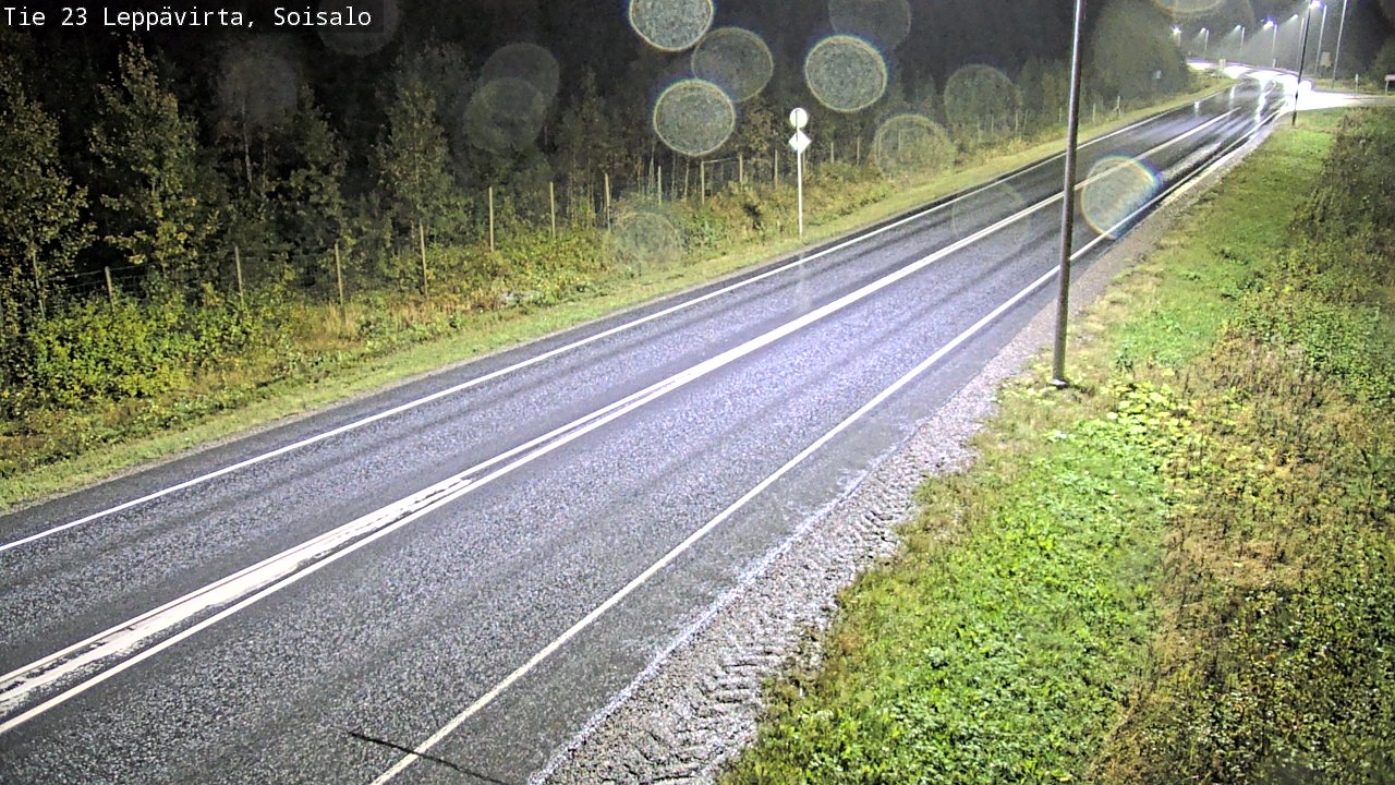Weather Camera Image Road 23 Leppävirta, Soisalo, Leppävirta, Pohjois-Savo