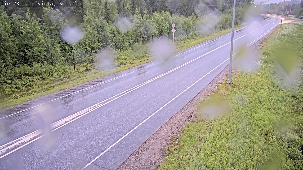 Weather Camera Image Road 23 Leppävirta, Soisalo, Leppävirta, Pohjois-Savo