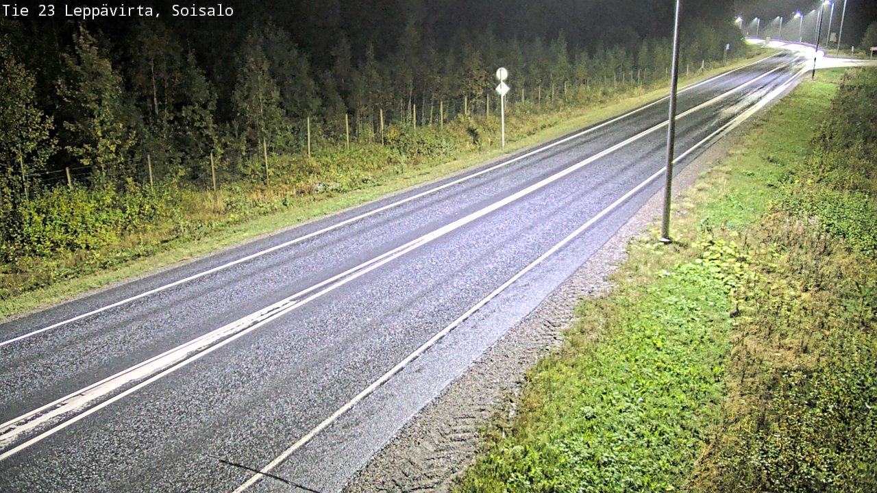 Weather Camera Image Road 23 Leppävirta, Soisalo, Leppävirta, Pohjois-Savo