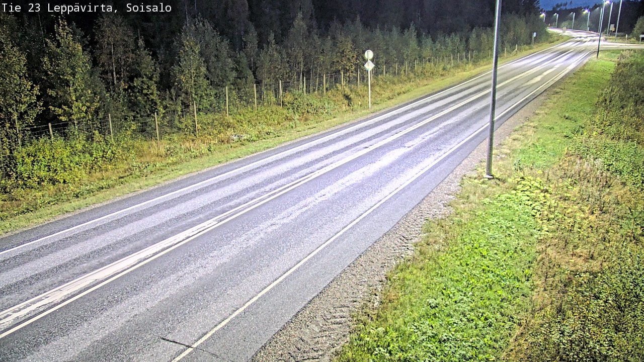Weather Camera Image Road 23 Leppävirta, Soisalo, Leppävirta, Pohjois-Savo
