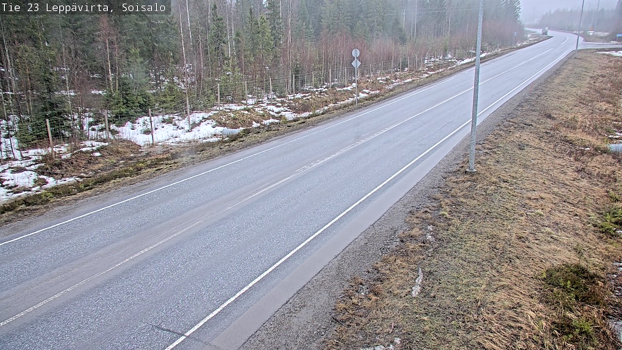 Weather Camera Image Väg 23 Leppävirta, Soisalo, Leppävirta, Pohjois-Savo