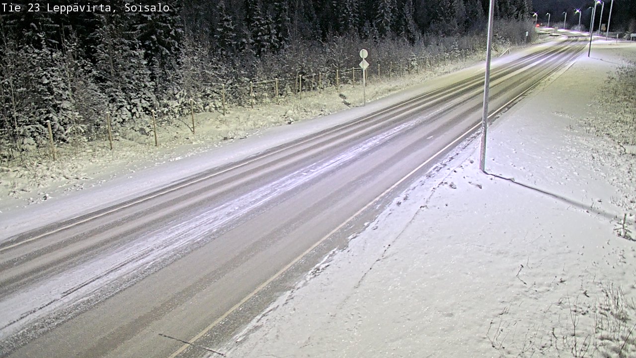 Weather Camera Image Väg 23 Leppävirta, Soisalo, Leppävirta, Pohjois-Savo
