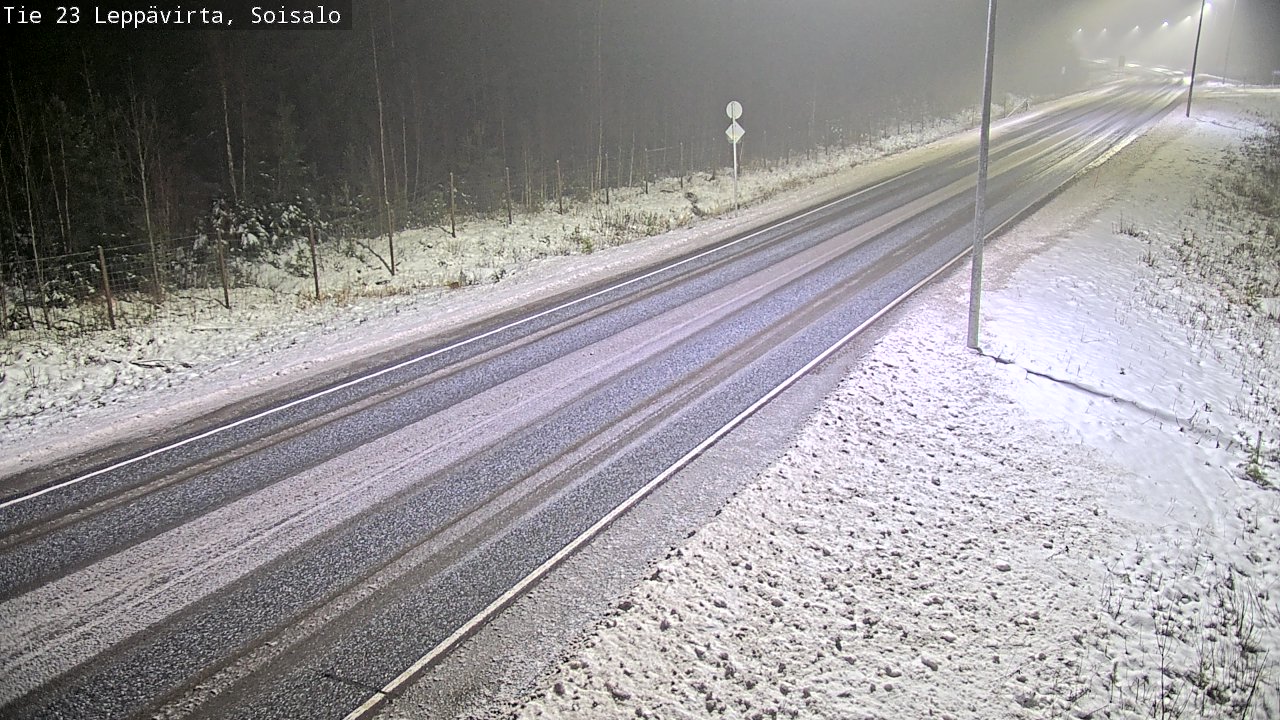 Weather Camera Image Road 23 Leppävirta, Soisalo, Leppävirta, Pohjois-Savo