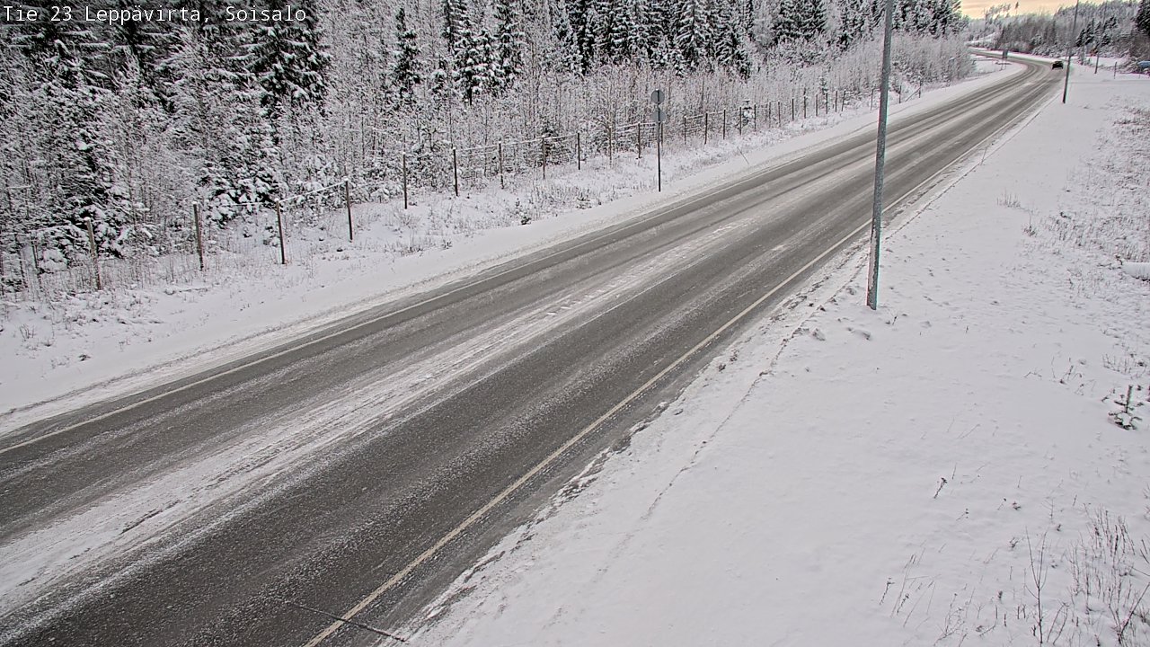 Weather Camera Image Road 23 Leppävirta, Soisalo, Leppävirta, Pohjois-Savo