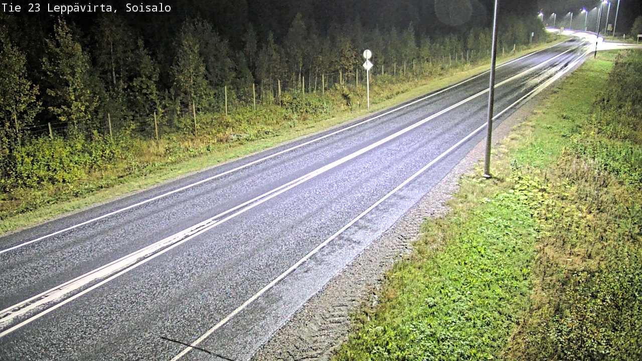 Weather Camera Image Road 23 Leppävirta, Soisalo, Leppävirta, Pohjois-Savo