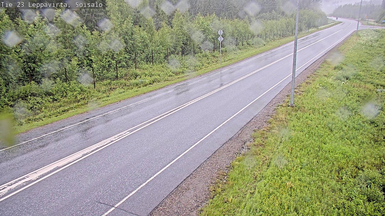Weather Camera Image Väg 23 Leppävirta, Soisalo, Leppävirta, Pohjois-Savo