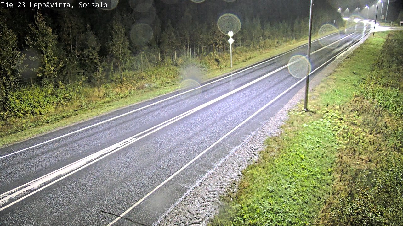 Weather Camera Image Road 23 Leppävirta, Soisalo, Leppävirta, Pohjois-Savo