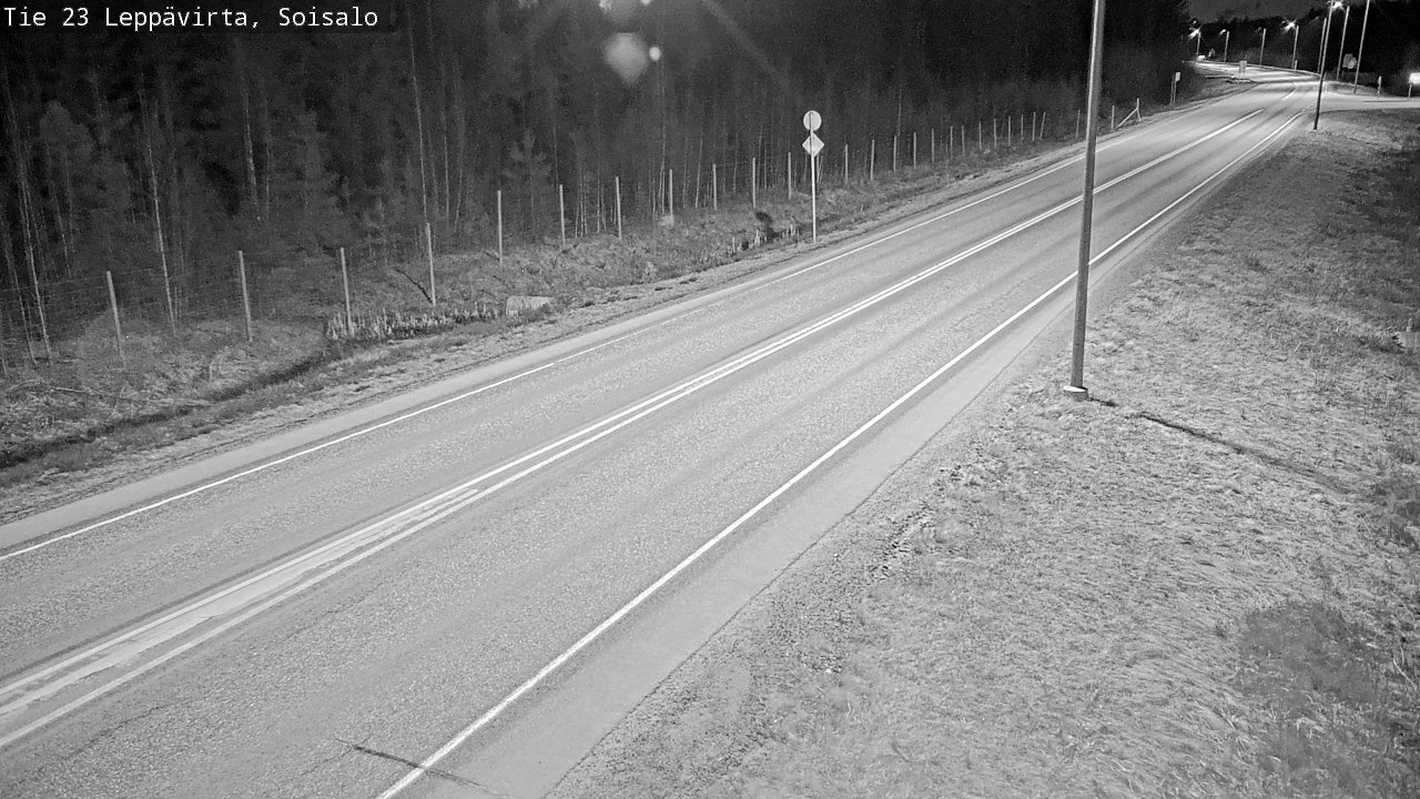 Weather Camera Image Väg 23 Leppävirta, Soisalo, Leppävirta, Pohjois-Savo