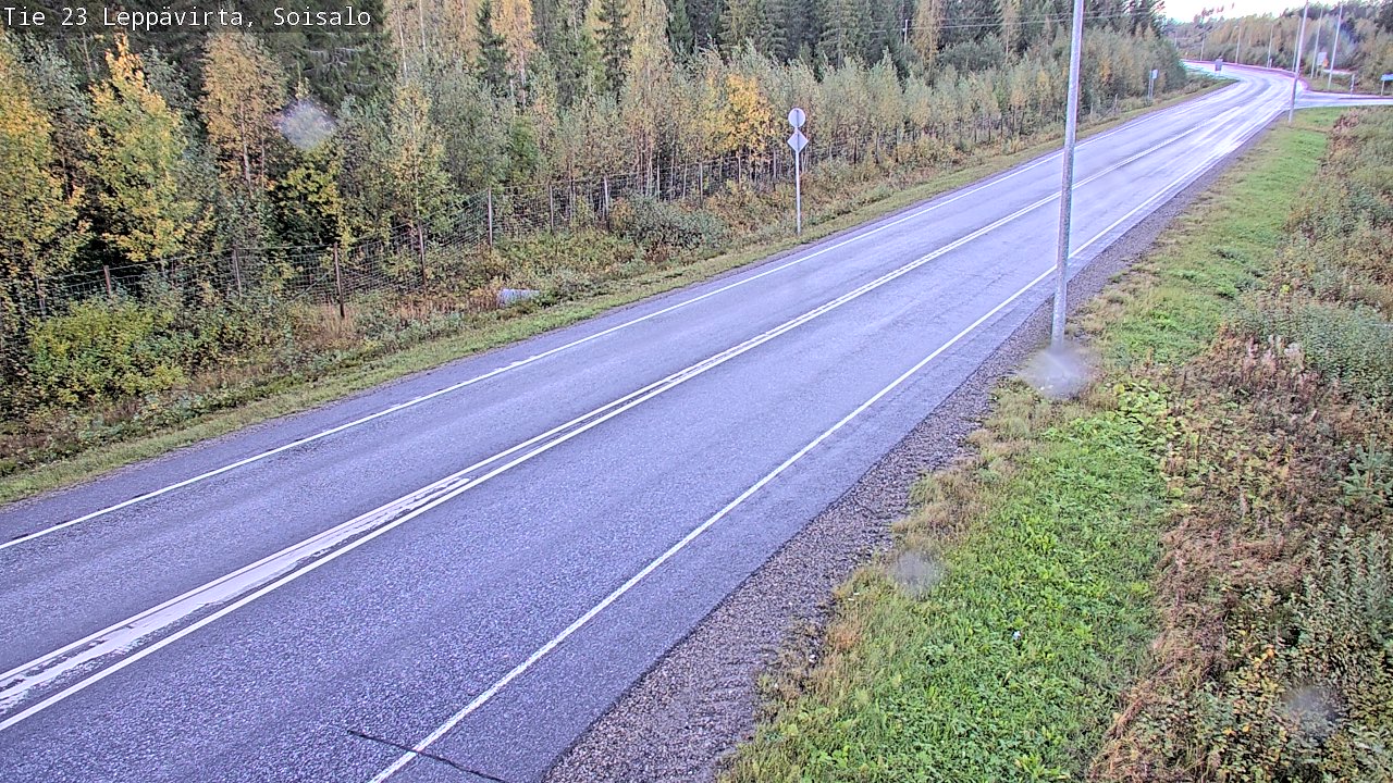 Weather Camera Image Road 23 Leppävirta, Soisalo, Leppävirta, Pohjois-Savo