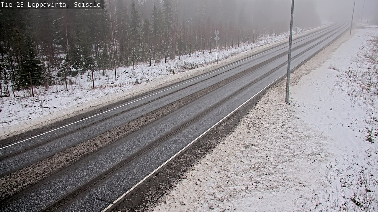 Weather Camera Image Road 23 Leppävirta, Soisalo, Leppävirta, Pohjois-Savo