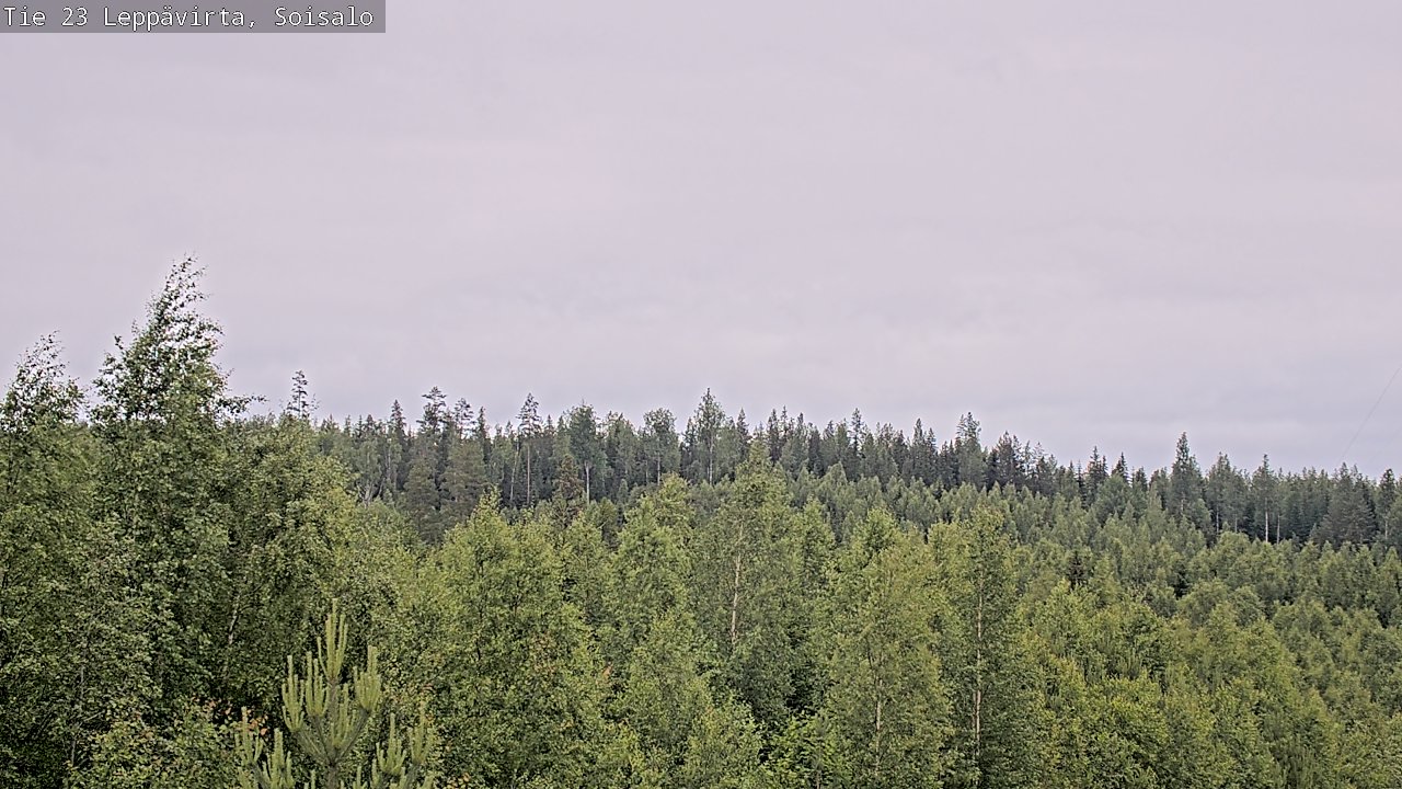 Weather Camera Image Väg 23 Leppävirta, Soisalo, Leppävirta, Pohjois-Savo