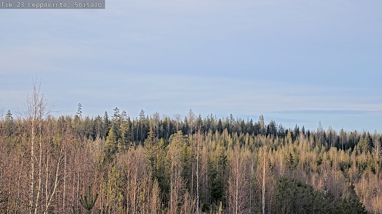 Weather Camera Image Väg 23 Leppävirta, Soisalo, Leppävirta, Pohjois-Savo