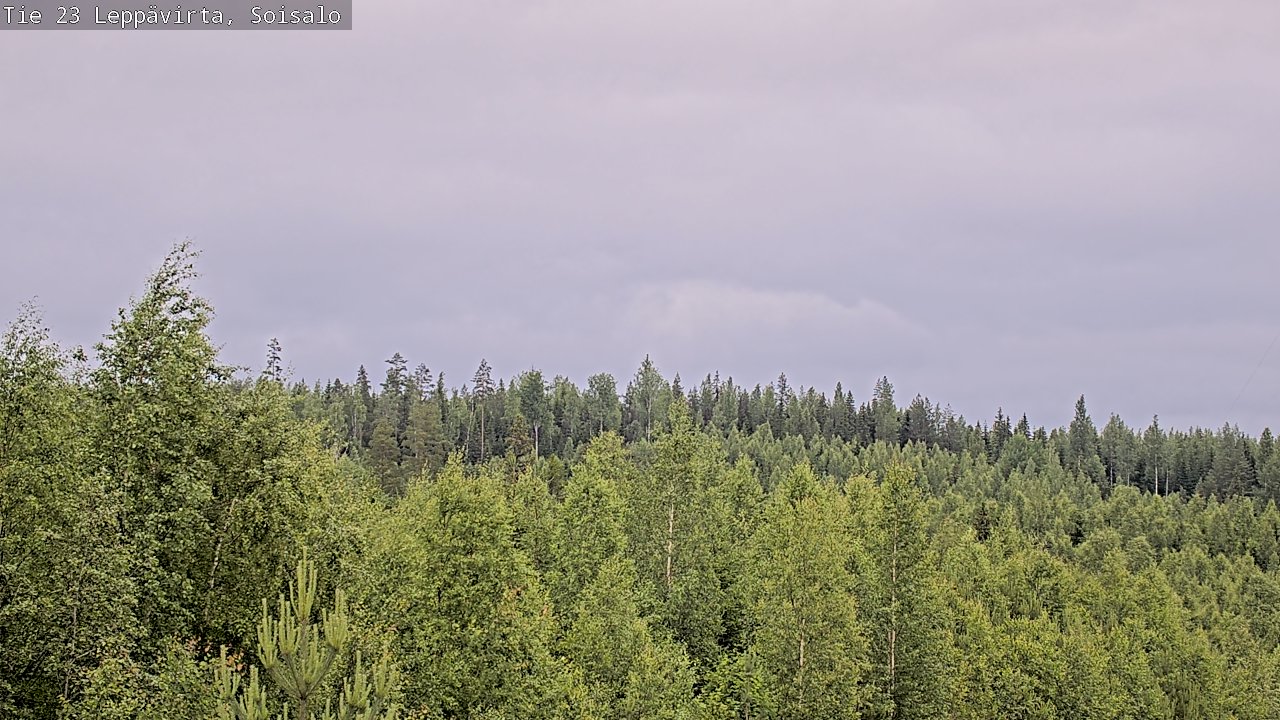 Weather Camera Image Väg 23 Leppävirta, Soisalo, Leppävirta, Pohjois-Savo