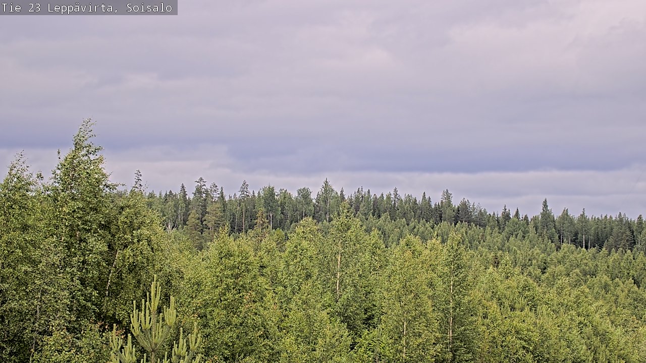 Weather Camera Image Väg 23 Leppävirta, Soisalo, Leppävirta, Pohjois-Savo