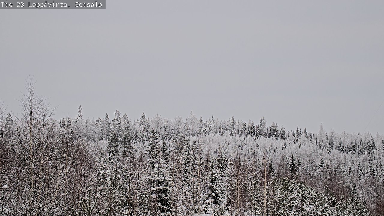 Weather Camera Image Road 23 Leppävirta, Soisalo, Leppävirta, Pohjois-Savo