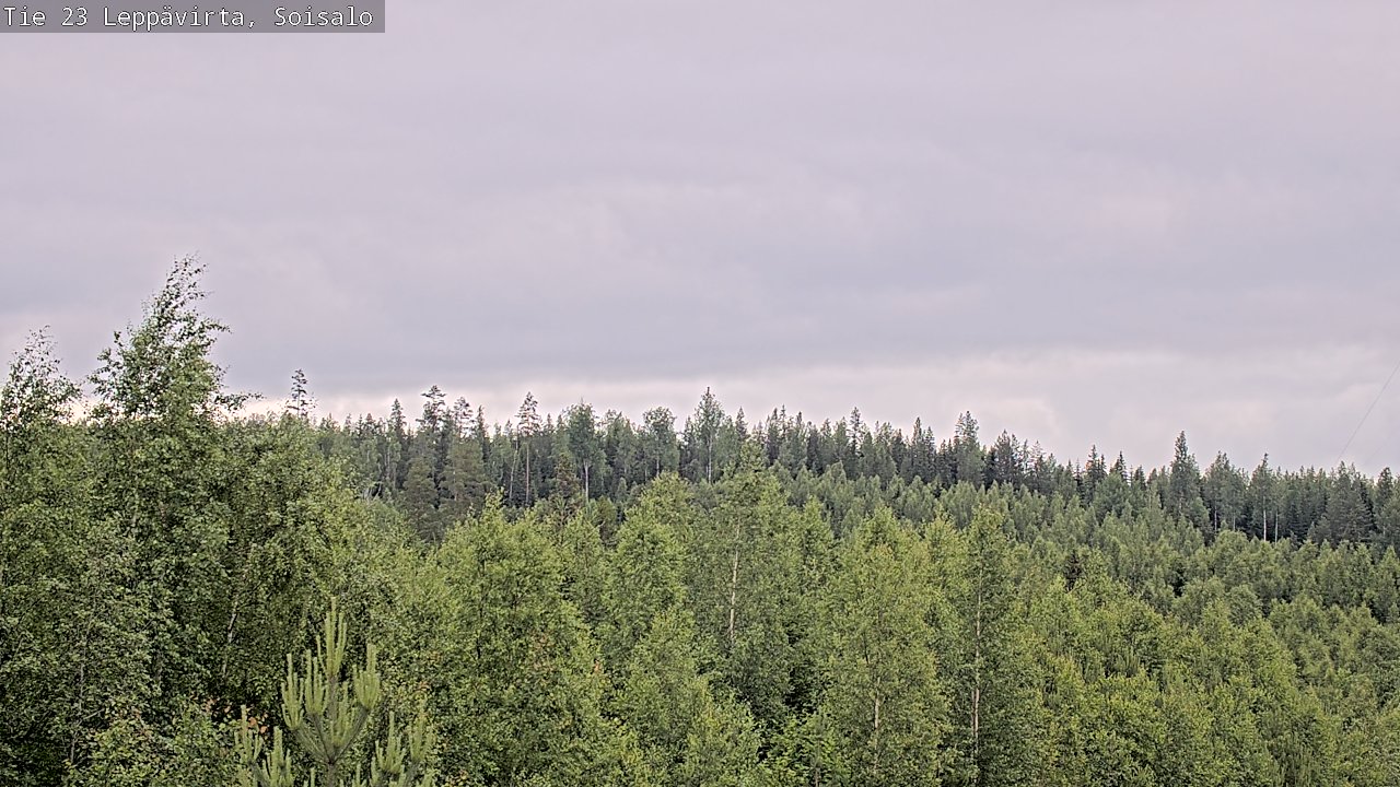 Weather Camera Image Väg 23 Leppävirta, Soisalo, Leppävirta, Pohjois-Savo
