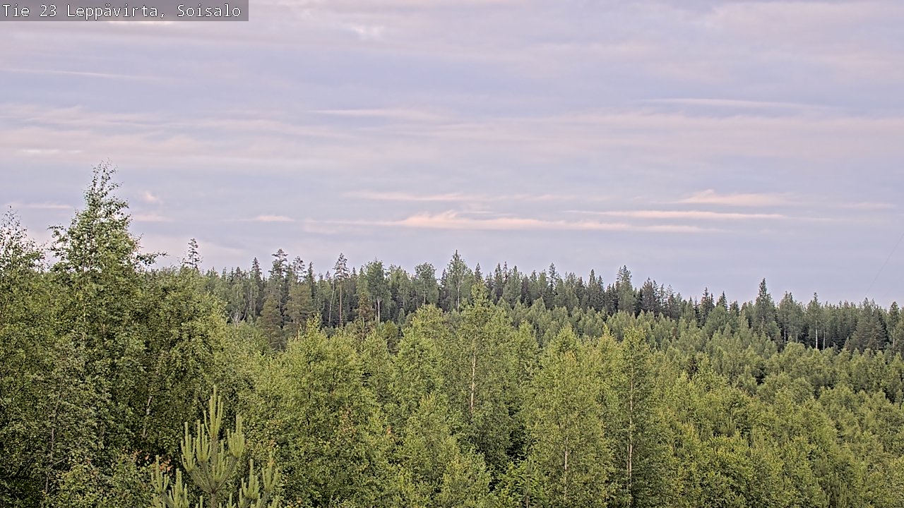 Weather Camera Image Väg 23 Leppävirta, Soisalo, Leppävirta, Pohjois-Savo