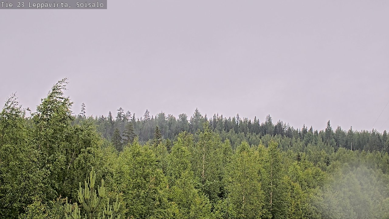 Weather Camera Image Road 23 Leppävirta, Soisalo, Leppävirta, Pohjois-Savo
