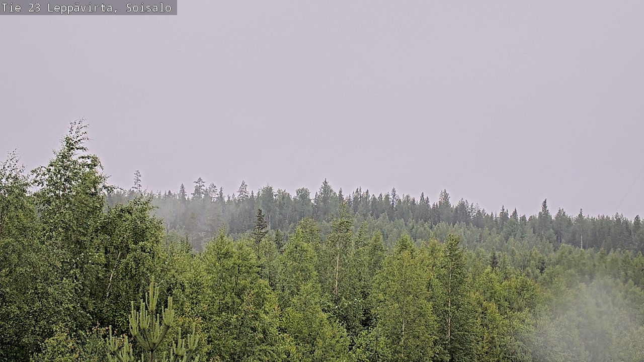 Weather Camera Image Road 23 Leppävirta, Soisalo, Leppävirta, Pohjois-Savo