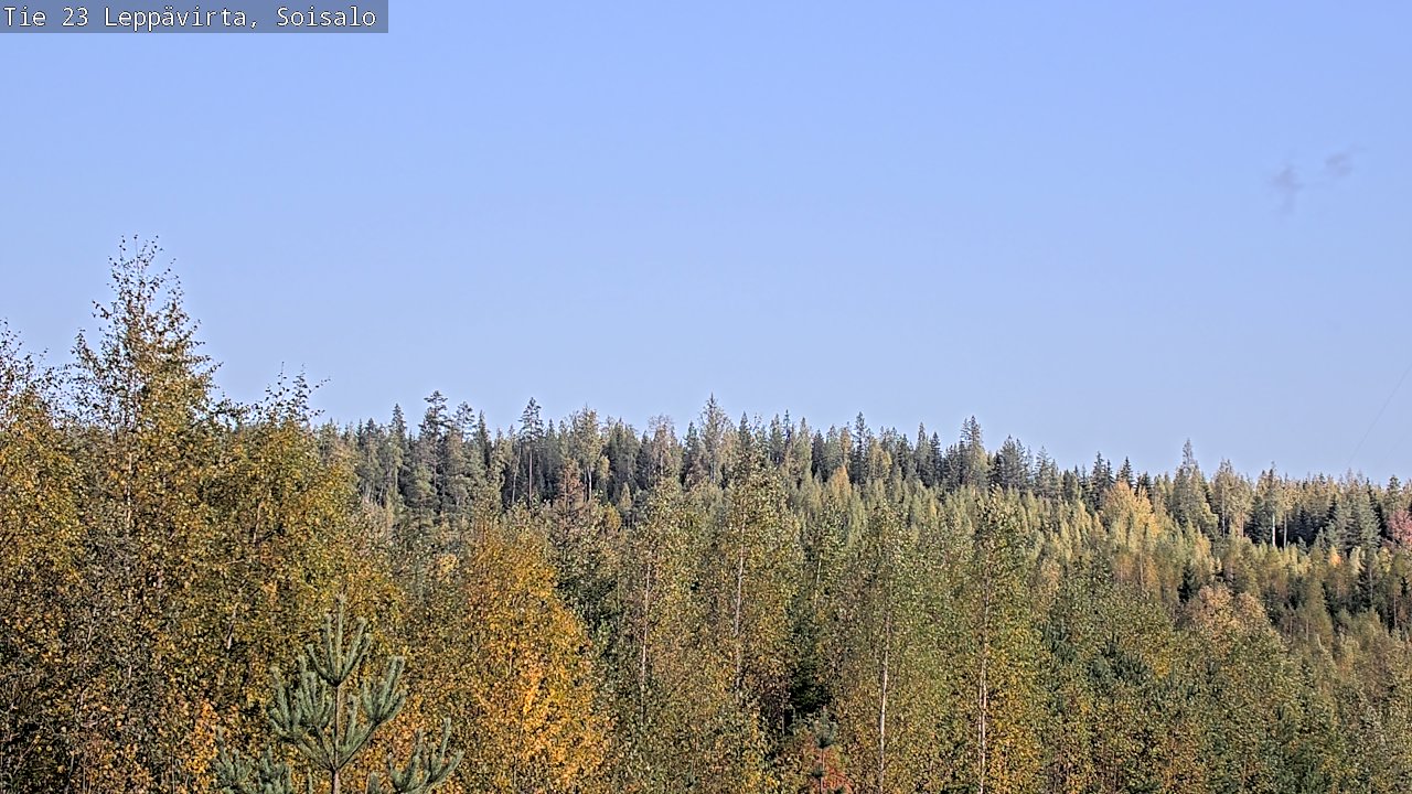 Weather Camera Image Väg 23 Leppävirta, Soisalo, Leppävirta, Pohjois-Savo