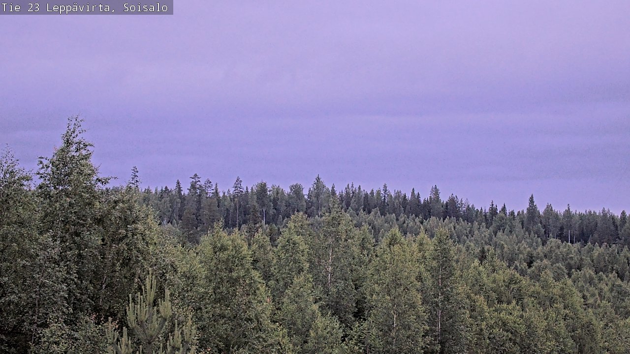 Weather Camera Image Väg 23 Leppävirta, Soisalo, Leppävirta, Pohjois-Savo