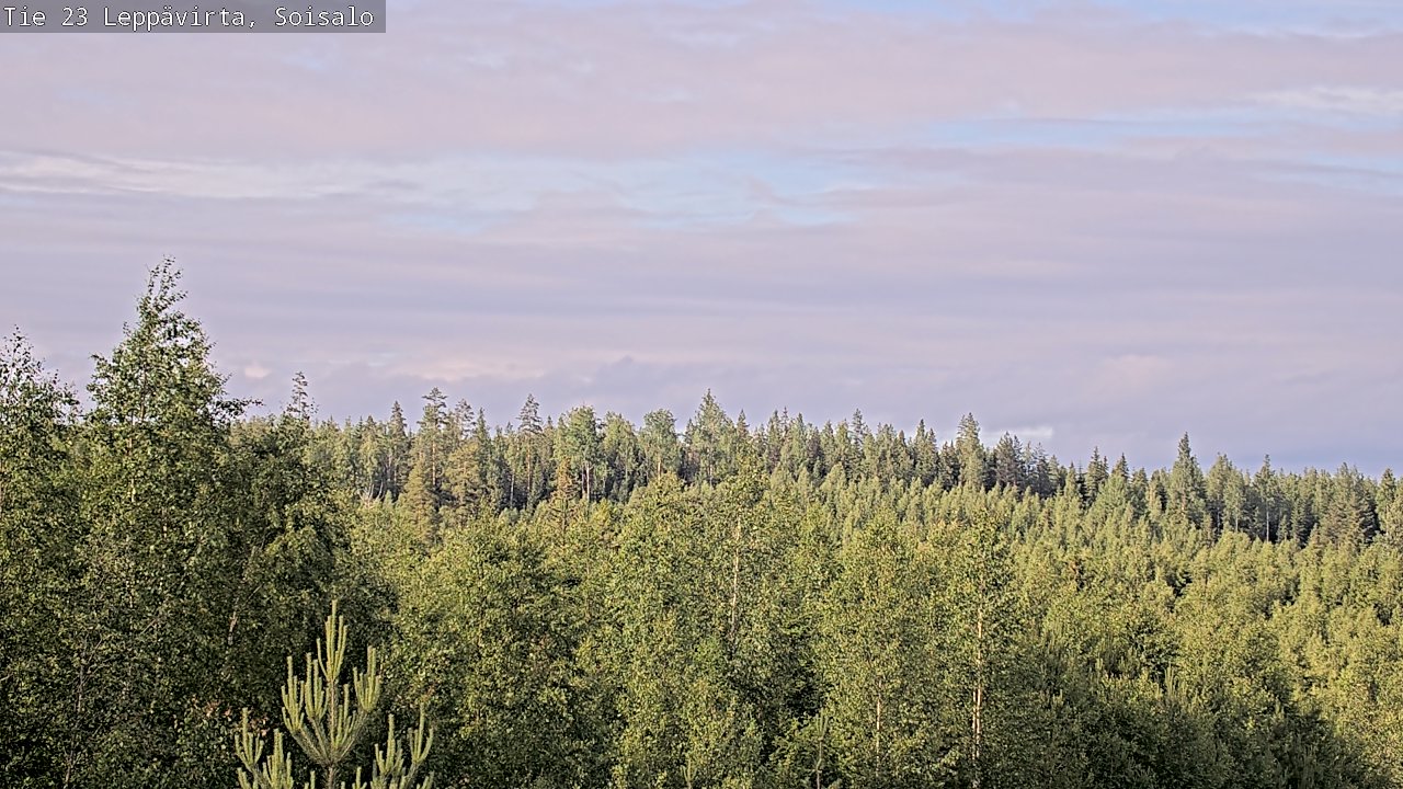 Weather Camera Image Väg 23 Leppävirta, Soisalo, Leppävirta, Pohjois-Savo