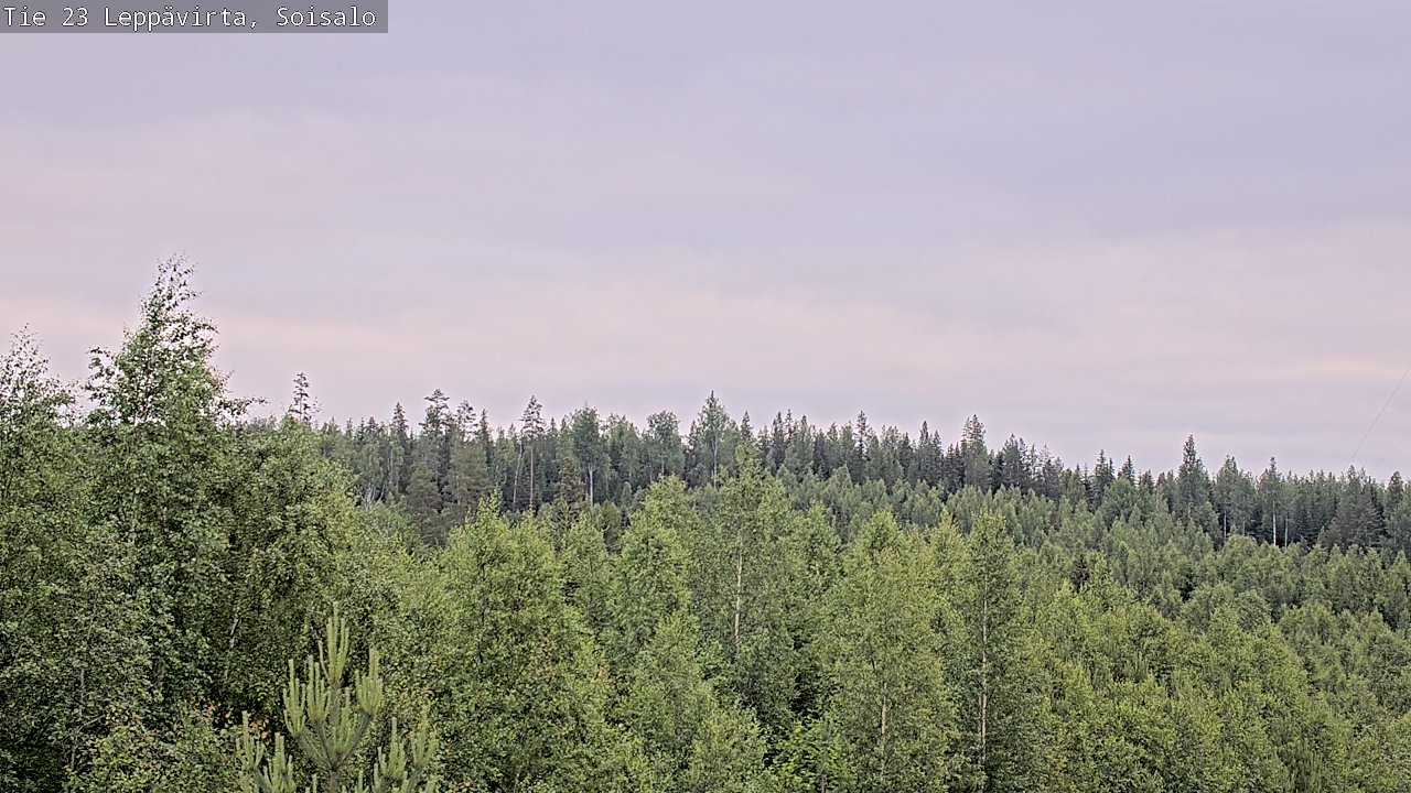Weather Camera Image Väg 23 Leppävirta, Soisalo, Leppävirta, Pohjois-Savo