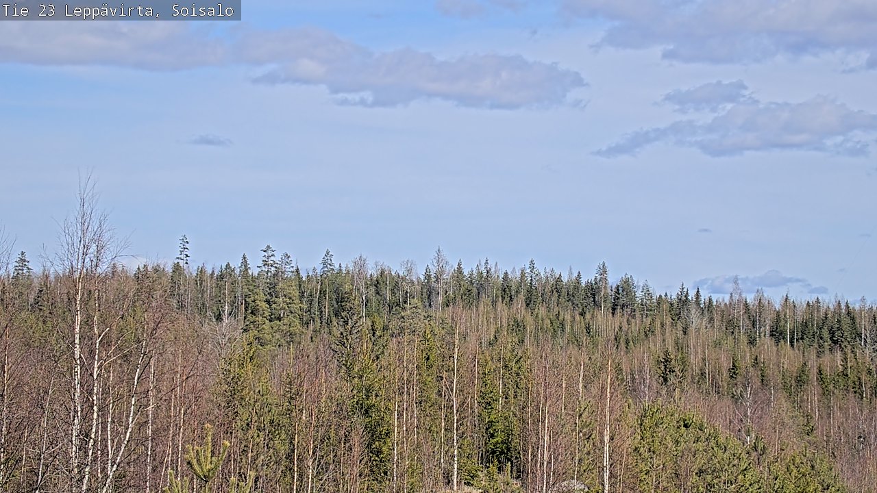 Weather Camera Image Väg 23 Leppävirta, Soisalo, Leppävirta, Pohjois-Savo