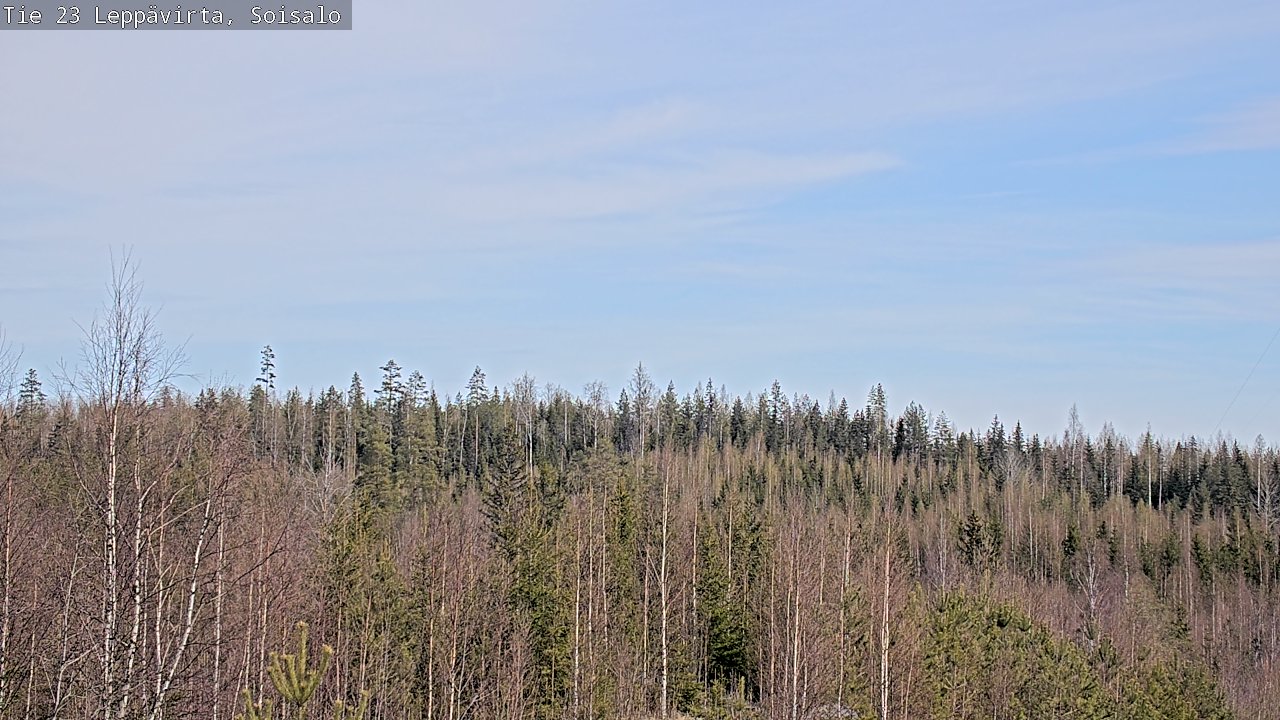 Weather Camera Image Väg 23 Leppävirta, Soisalo, Leppävirta, Pohjois-Savo