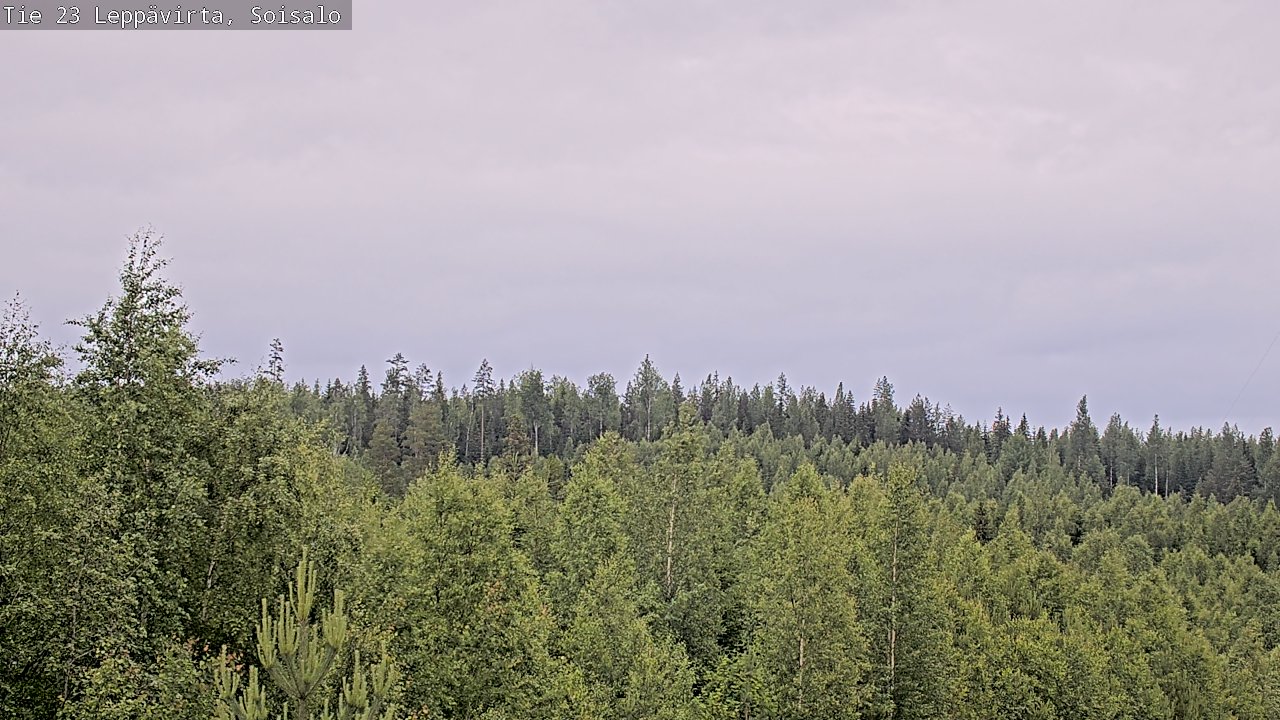 Weather Camera Image Väg 23 Leppävirta, Soisalo, Leppävirta, Pohjois-Savo