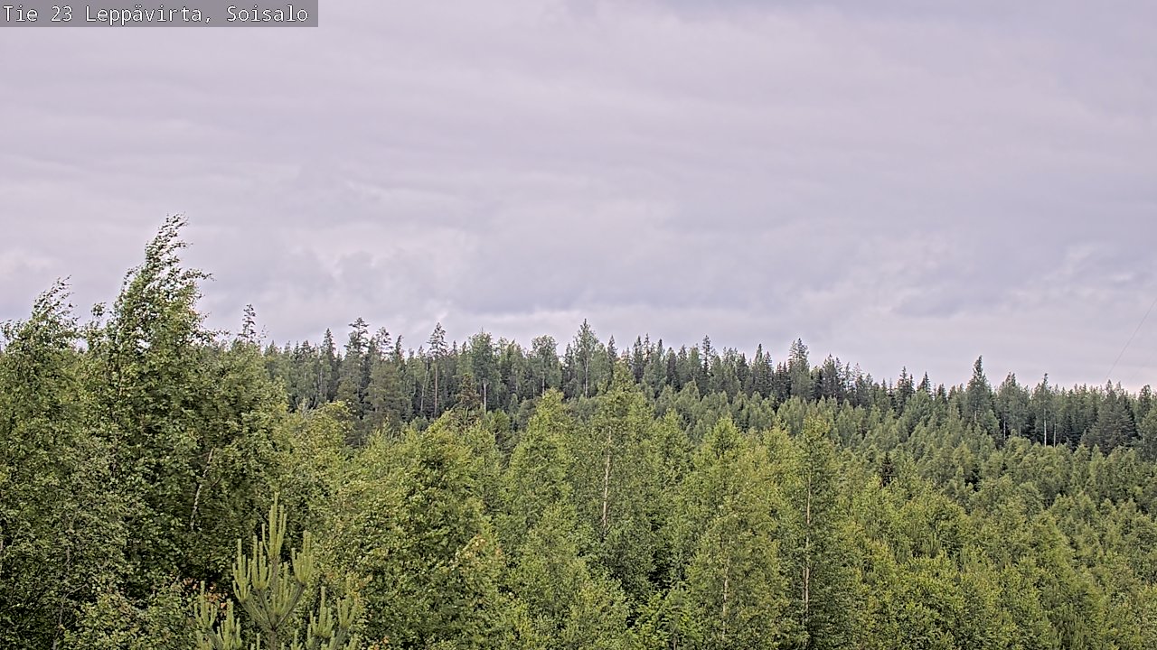 Weather Camera Image Väg 23 Leppävirta, Soisalo, Leppävirta, Pohjois-Savo