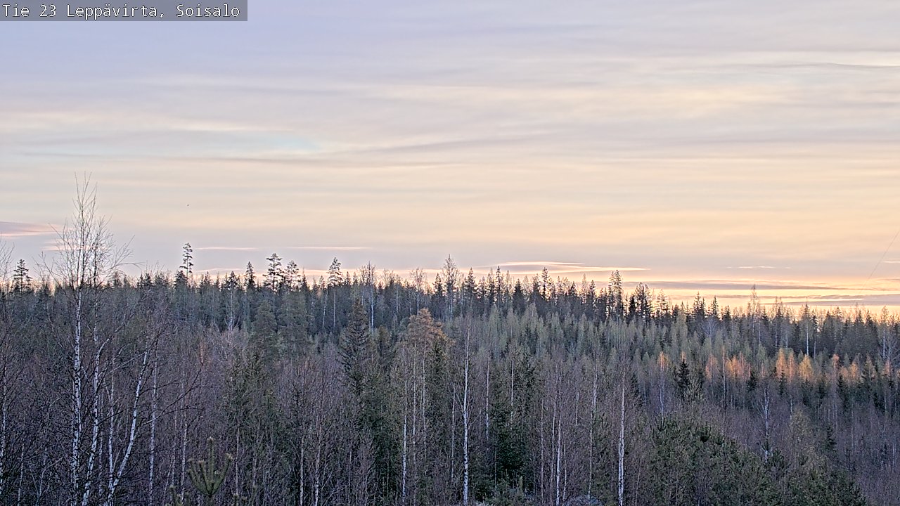 Weather Camera Image Väg 23 Leppävirta, Soisalo, Leppävirta, Pohjois-Savo