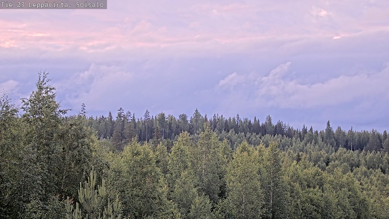Weather Camera Image Väg 23 Leppävirta, Soisalo, Leppävirta, Pohjois-Savo