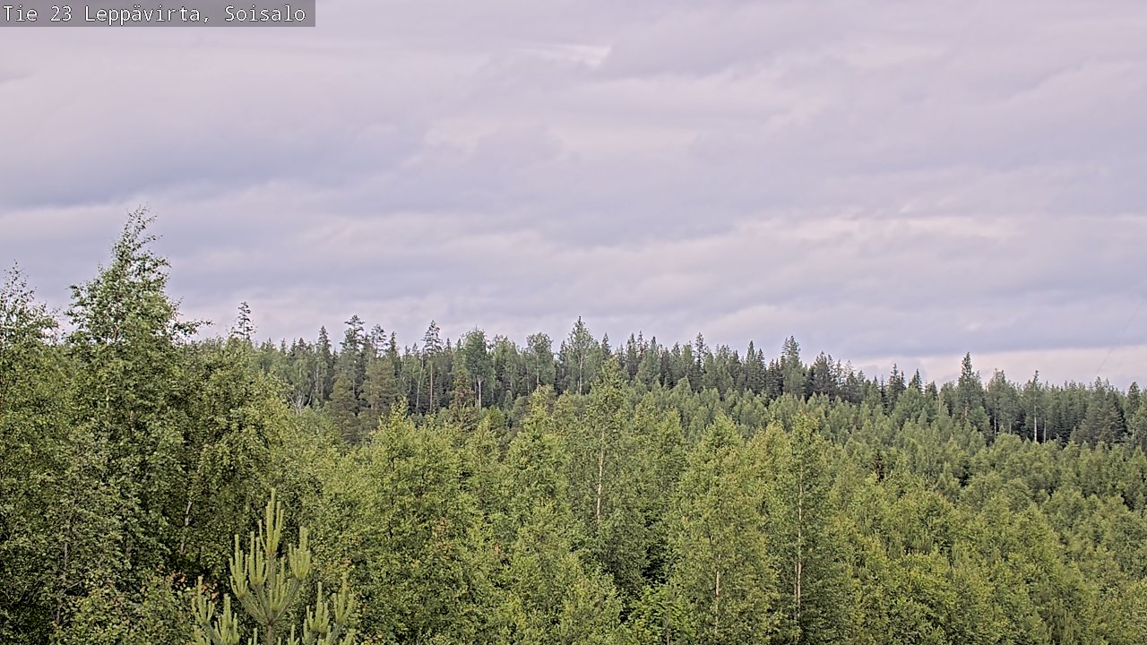Weather Camera Image Väg 23 Leppävirta, Soisalo, Leppävirta, Pohjois-Savo