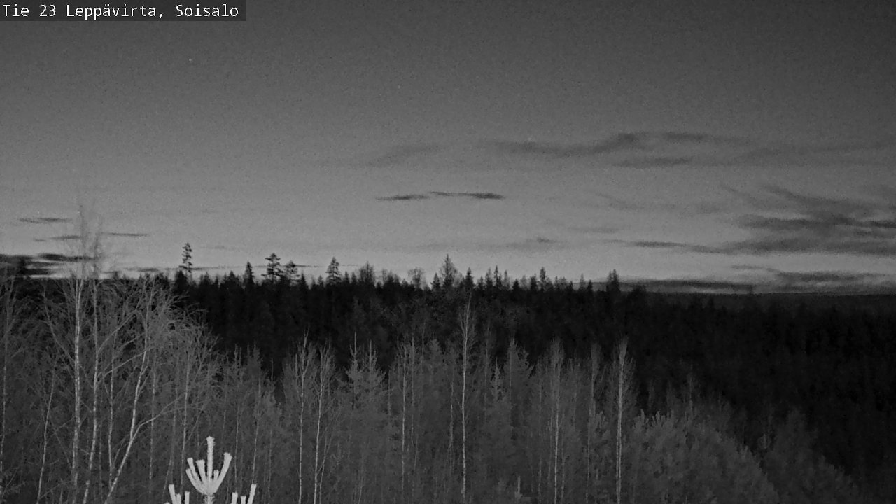 Weather Camera Image Väg 23 Leppävirta, Soisalo, Leppävirta, Pohjois-Savo
