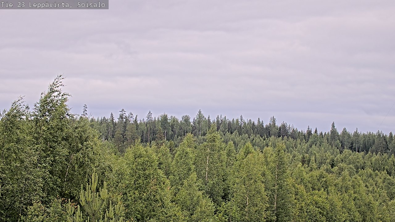 Weather Camera Image Väg 23 Leppävirta, Soisalo, Leppävirta, Pohjois-Savo