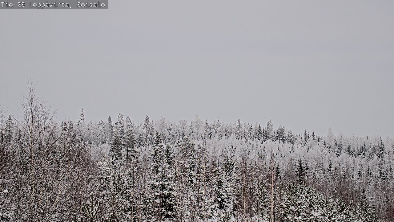 Weather Camera Image Road 23 Leppävirta, Soisalo, Leppävirta, Pohjois-Savo