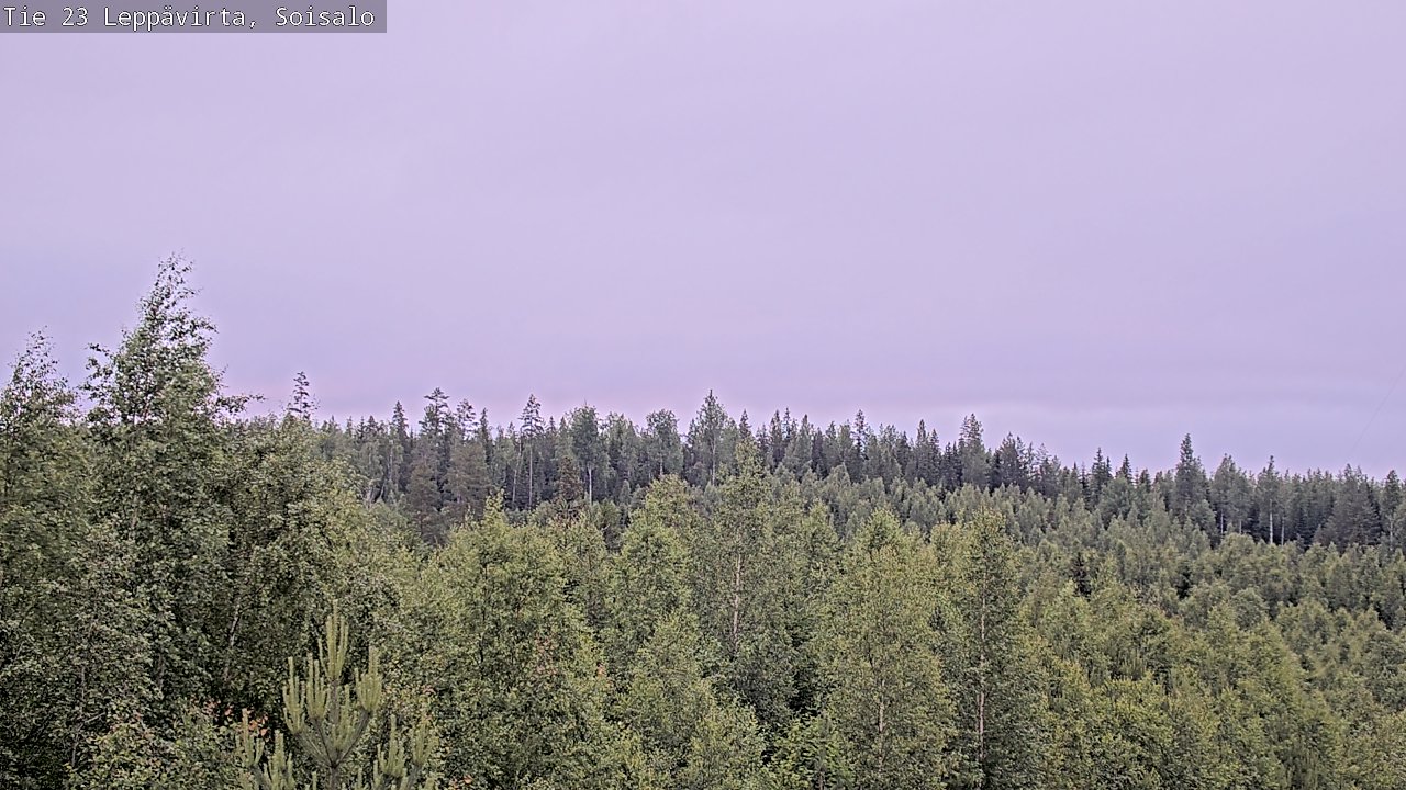 Weather Camera Image Väg 23 Leppävirta, Soisalo, Leppävirta, Pohjois-Savo