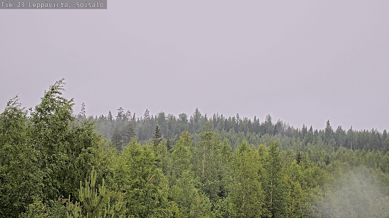 Weather Camera Image Väg 23 Leppävirta, Soisalo, Leppävirta, Pohjois-Savo