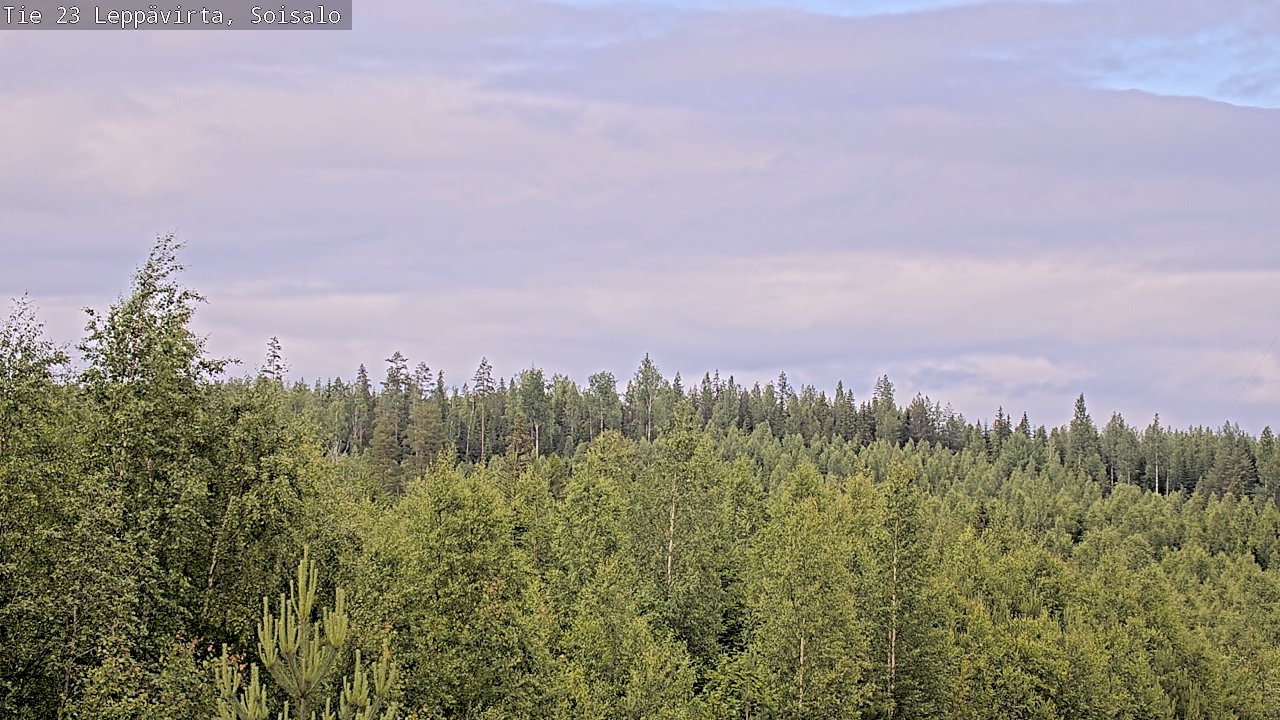 Weather Camera Image Väg 23 Leppävirta, Soisalo, Leppävirta, Pohjois-Savo