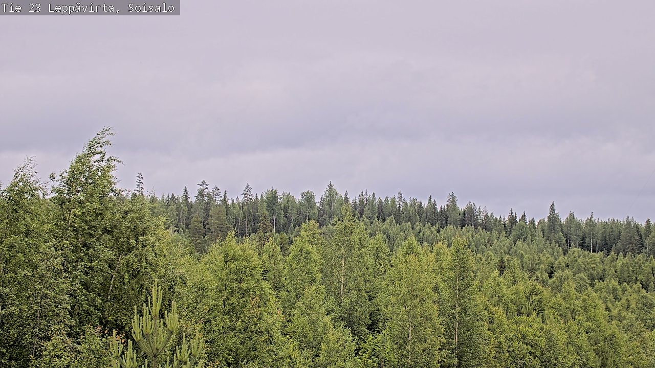 Weather Camera Image Väg 23 Leppävirta, Soisalo, Leppävirta, Pohjois-Savo