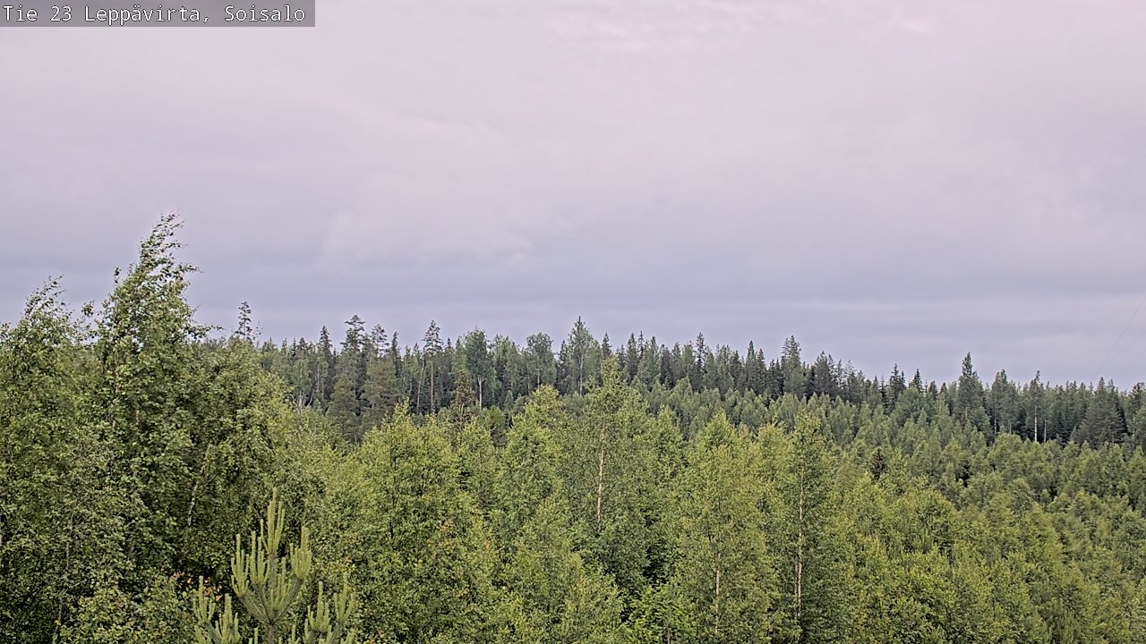 Weather Camera Image Väg 23 Leppävirta, Soisalo, Leppävirta, Pohjois-Savo