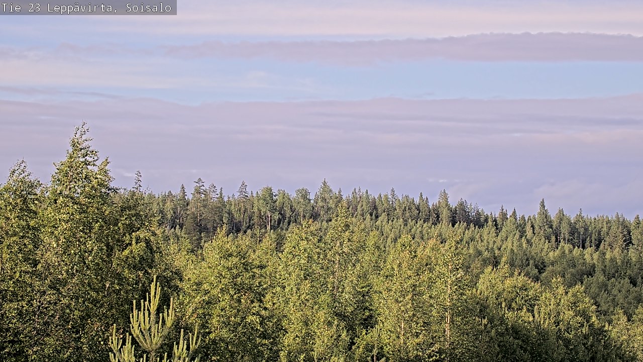 Weather Camera Image Väg 23 Leppävirta, Soisalo, Leppävirta, Pohjois-Savo