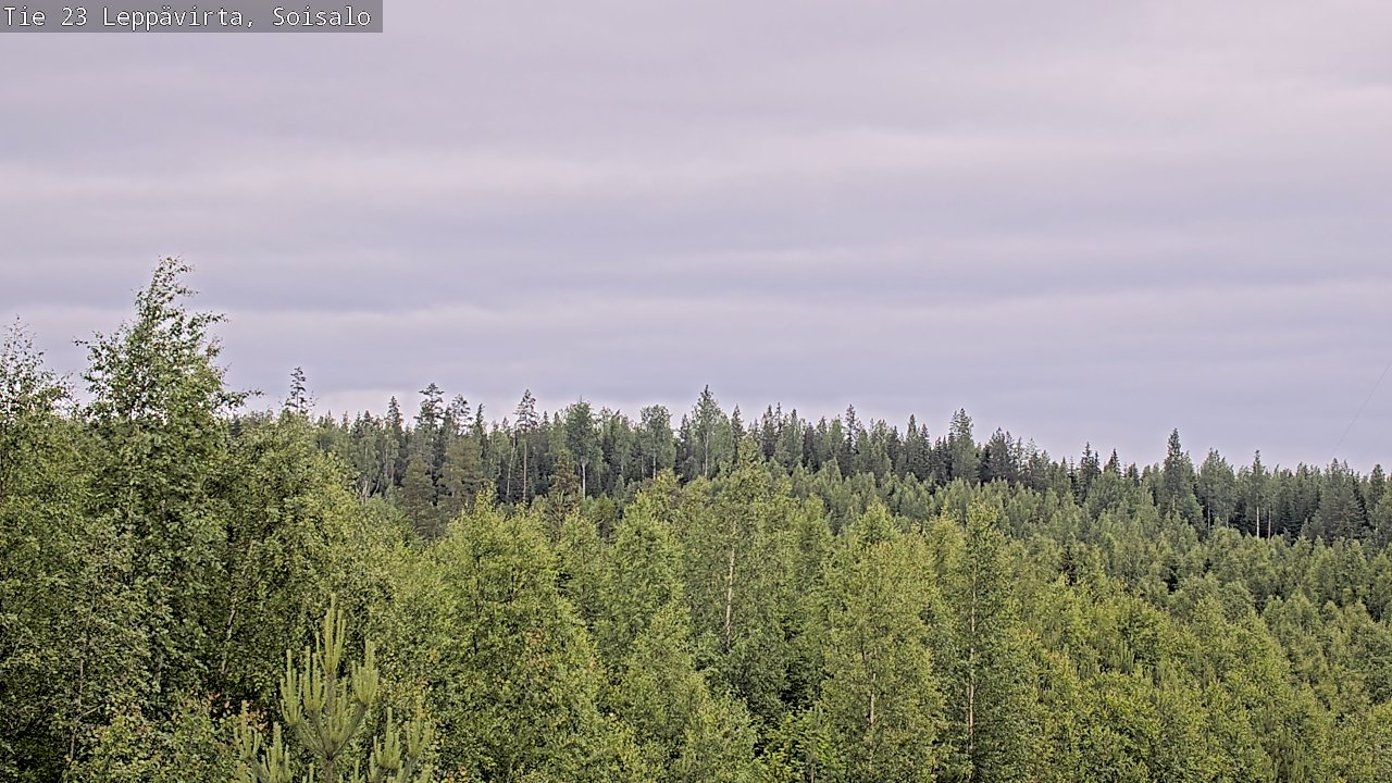 Weather Camera Image Väg 23 Leppävirta, Soisalo, Leppävirta, Pohjois-Savo