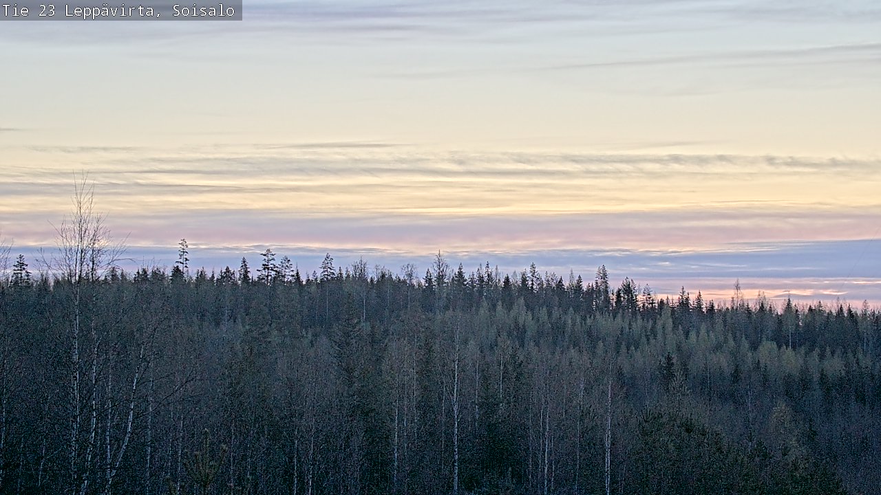 Weather Camera Image Väg 23 Leppävirta, Soisalo, Leppävirta, Pohjois-Savo