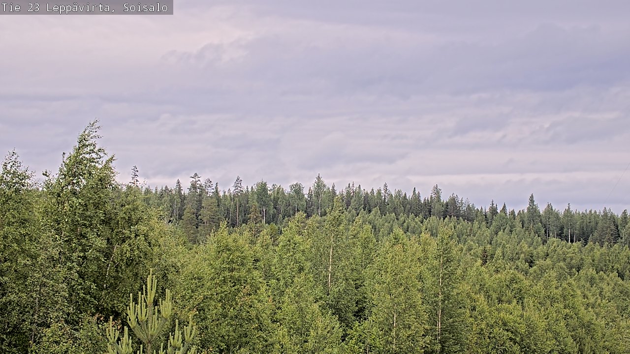 Weather Camera Image Väg 23 Leppävirta, Soisalo, Leppävirta, Pohjois-Savo