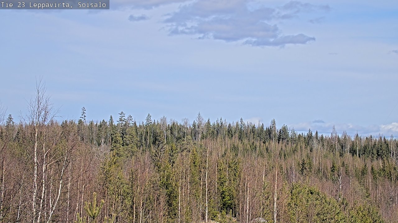 Weather Camera Image Väg 23 Leppävirta, Soisalo, Leppävirta, Pohjois-Savo