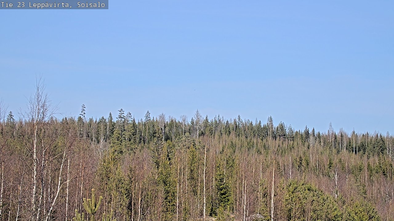 Weather Camera Image Väg 23 Leppävirta, Soisalo, Leppävirta, Pohjois-Savo